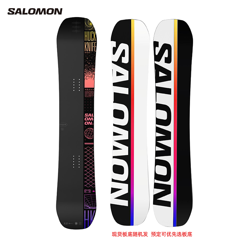 SALOMON 2324款男款滑雪单板HUCK KNIFE PRO全能款 SPADERS黑桃-图3