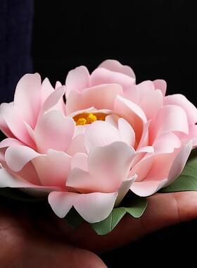 素茗陶瓷玉兰花牡丹高端艺术香插