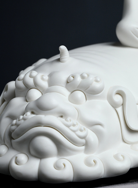 素茗谛听地藏菩萨》雕塑艺术摆件