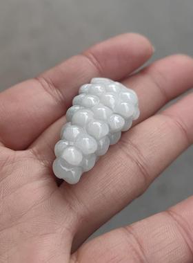 玉石葡萄多子多福项链挂件