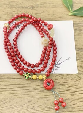 玉阅珠宝中含量帝王砂三圈手串