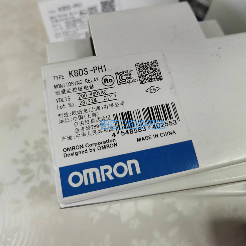 K8DS-PH1欧姆龙反相缺相继电器K8DS-PZ1 PZ2 PH2反相+缺相监测 - 图0