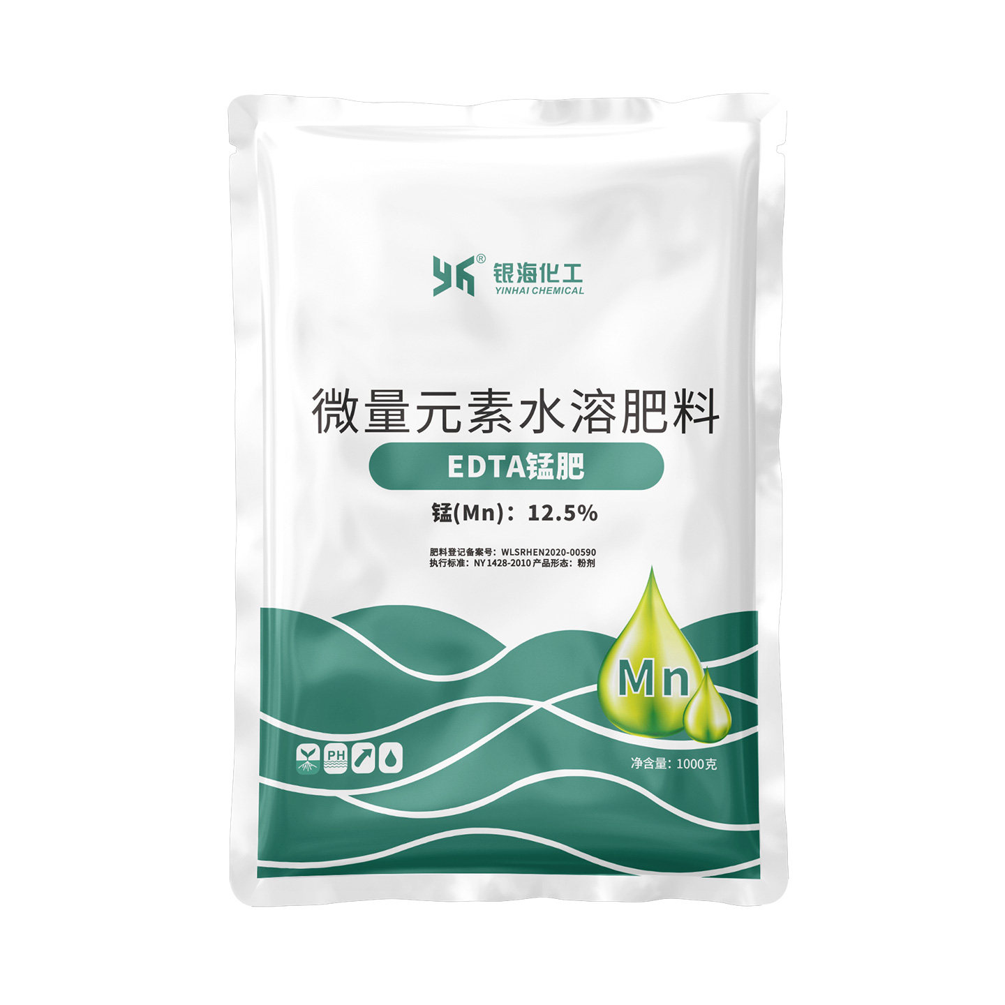 螯合锰肥EDTA可溶水粉末1kg包邮银海化工花卉蔬菜果树1kg25kg,淘宝优惠券,粉丝福利购,淘宝优惠卷