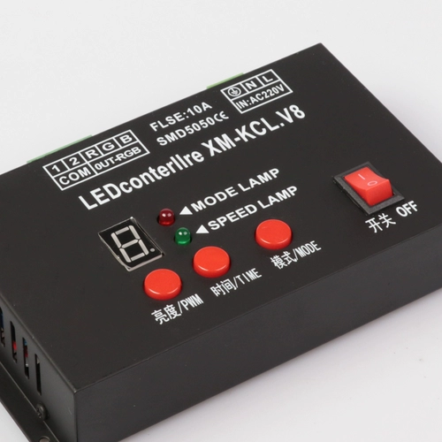 Светодиодная светодиодная лента, разноцветный контроллер, легкая умная панель управления, 220v, дистанционное управление