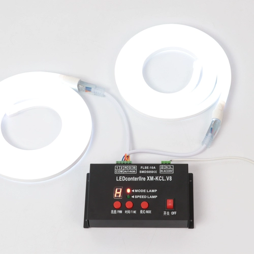 Светодиодная светодиодная лента, разноцветный контроллер, легкая умная панель управления, 220v, дистанционное управление