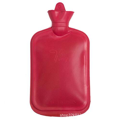 正品上海永字牌冲水热水袋充注水暖水袋暖手宝灌水暖宫加厚送绒套 - 图1