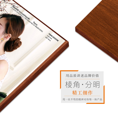拉米娜水晶版画影楼摆台相框定制洗做婚纱照放大挂墙相片制作相集 - 图0
