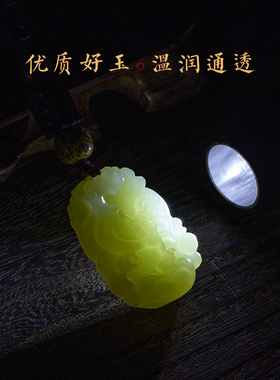 高档天然玉石十二生肖钥匙扣12属相个性汽车挂件创意兔猴虎马鸡鼠