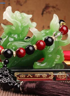 貔貅高档车载摆件水晶中控台饰品