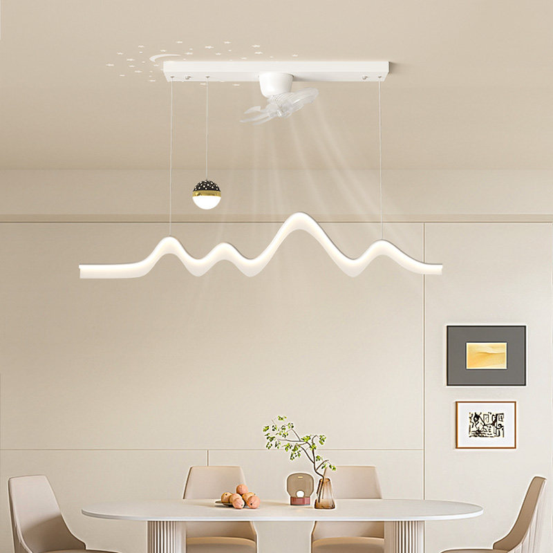 灯氏云朵风扇灯客厅灯简约现代极简设计智能摇头电扇隐形扇叶卧室,淘宝优惠券,粉丝福利购,淘宝优惠卷