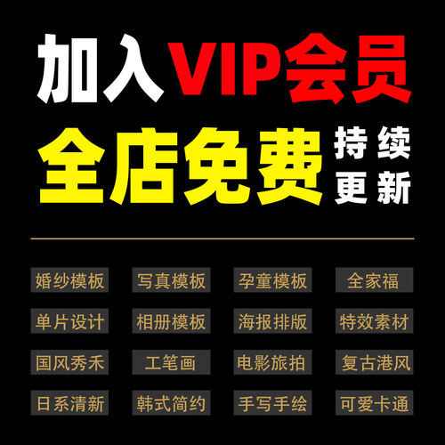 黑白风格个性肖像写真照PSD/N8方版相册模板素材影楼设计排版Y457 - 图2