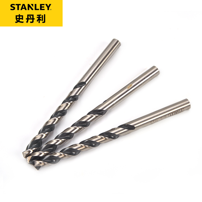 史丹利麻花钻头高速钢可用在不锈钢合金钢铁超硬打孔金属1.0-9mm - 图0