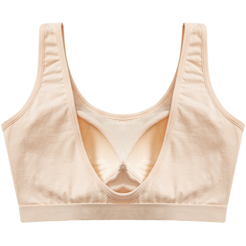 u型聚拢上托防下垂背心一体胸罩 楚兰朵文胸