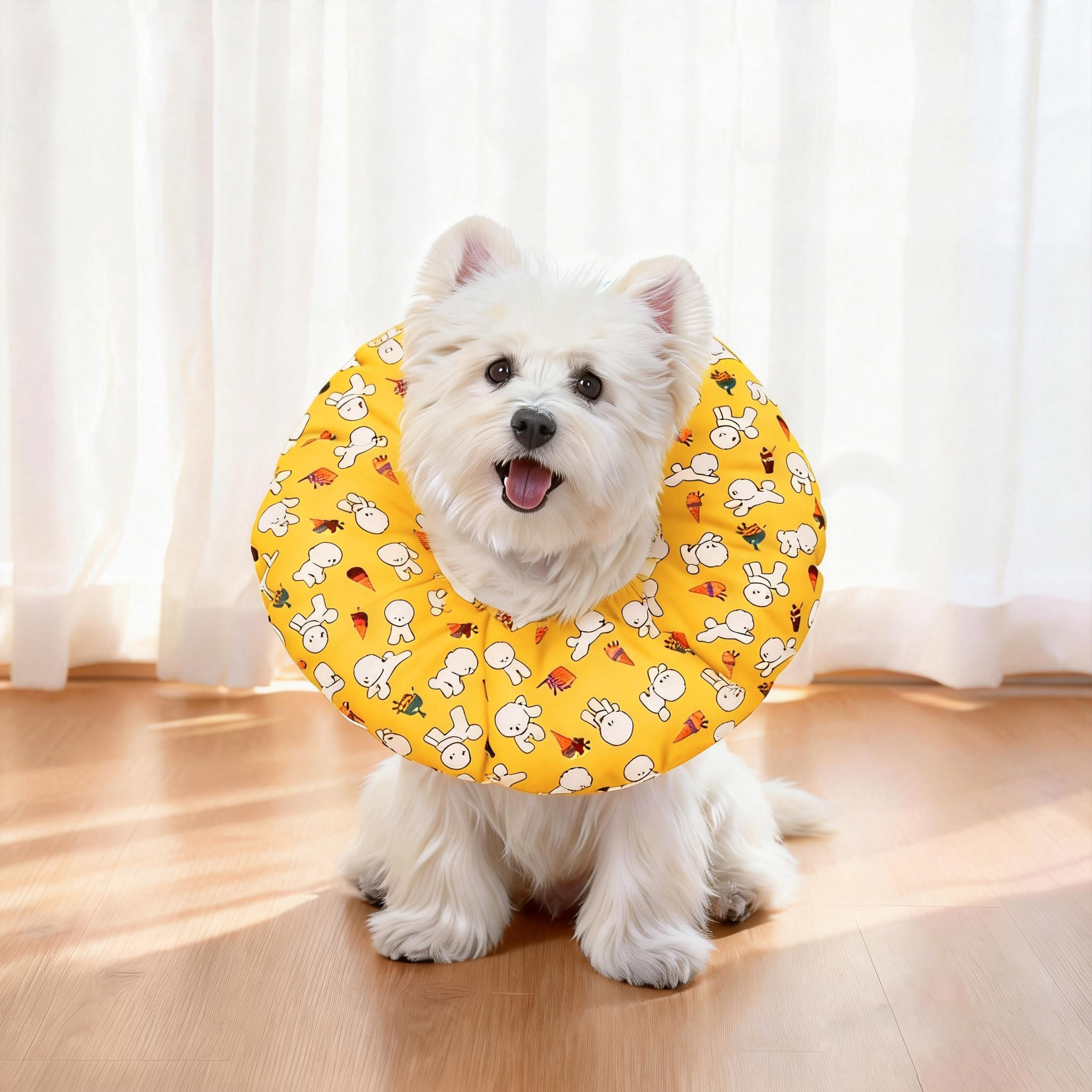 宠物狗狗猫咪伊丽莎白圈绝育用品防舔西高地小狗软头套小型犬脖圈,淘宝优惠券,粉丝福利购,淘宝优惠卷