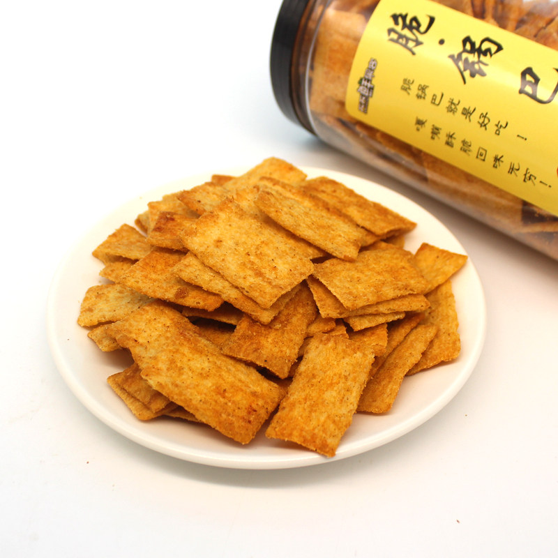 5罐x240g网红脆烧烤味罐装锅巴 天天鲜果客膨化食品