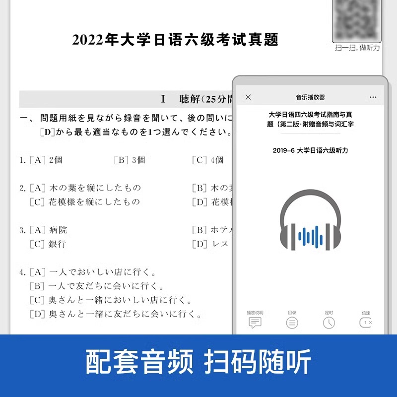 【全2册 附音频】大学日语四六级考试指南与真题 第三版 第3版+考纲词汇手册 备考2023年历年真题详解词汇字帖CJT4CJT64级四级六级 - 图2