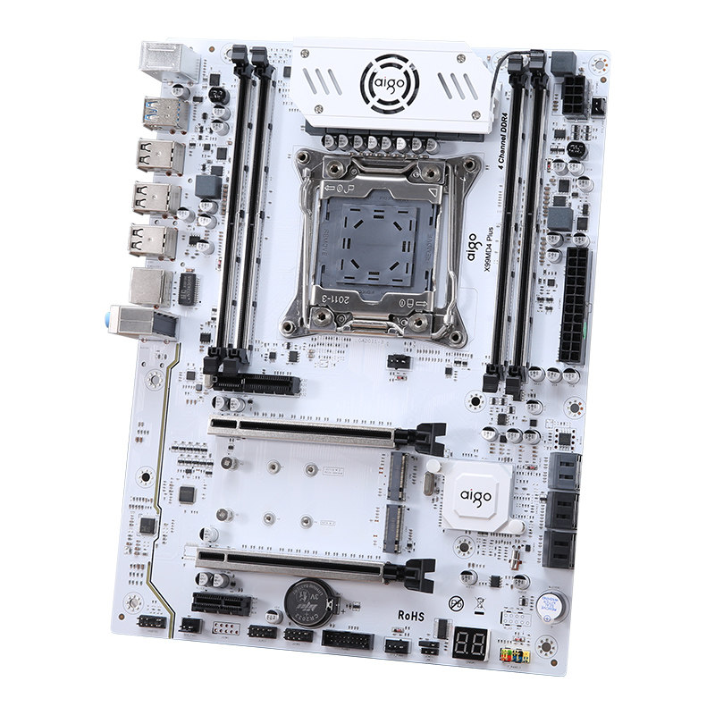 爱国者X99M主板 PLUS-DDR4 白色 LGA2011针千兆网 真C612芯片原装 - 图3