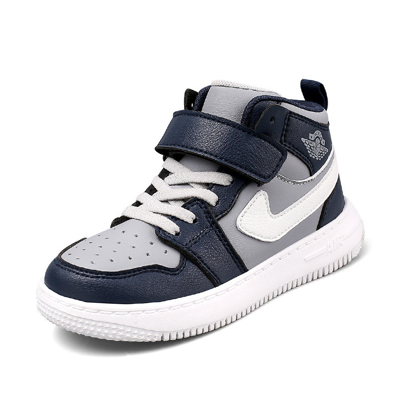 小黄鸭儿童版a鞋j男童鞋2021秋男孩空军一号板鞋中大童运动篮球鞋 - 图3