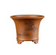 Miniature mini engraved purple sand bonsai pot