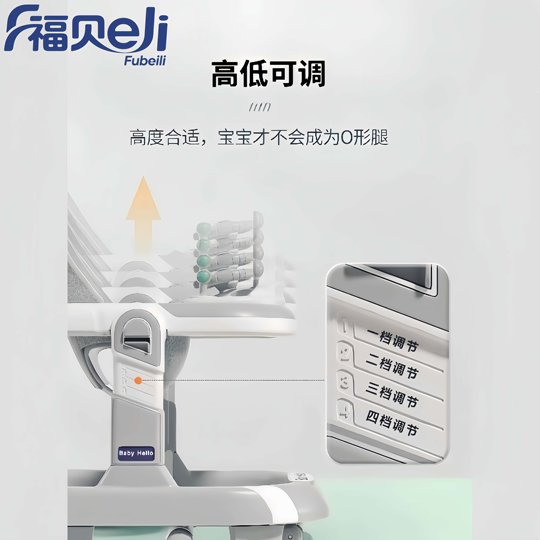 2025 new anti-o-leg baby walker