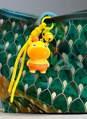 创意水豚噜噜同款挂件钥匙扣