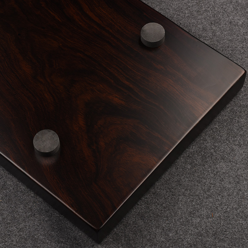 从简整块黑檀木茶盘功夫茶具实木家用电木款茶海排水式简约小茶台 - 图3