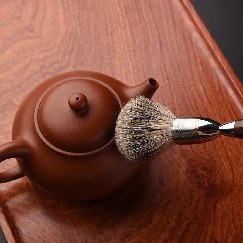 从简功夫茶具茶道零配件大全茶刀茶勺茶夹套装高档大马士革养壶笔