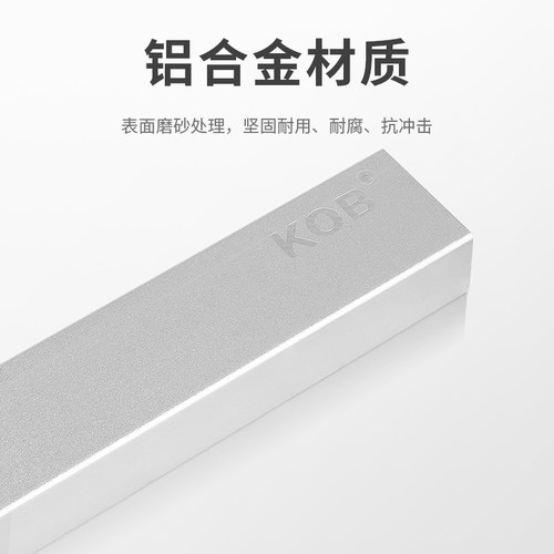 KOB280公斤磁力锁U型支架玻璃门夹180公斤磁力锁350U夹玻璃门门夹 - 图2