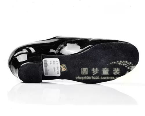 Мужские танцующие туфли для мальчиков для черной кожи