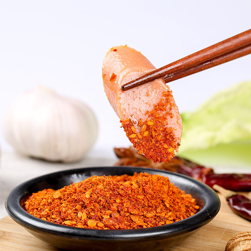 桥头烤肉干碟400g辣椒面外卖香辣烧烤炸羊肉串面筋火锅蘸料家用,淘宝优惠券,粉丝福利购,淘宝优惠卷