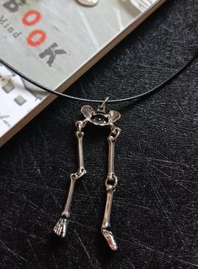 简约个性骷髅骨架锁骨链