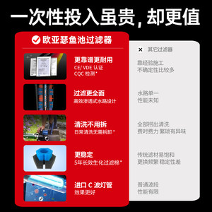 欧亚瑟鱼池过滤桶过滤器养鱼水循环系统小型锦鲤池塘生态净化设备