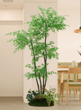 仿真植物无需养护不会枯萎