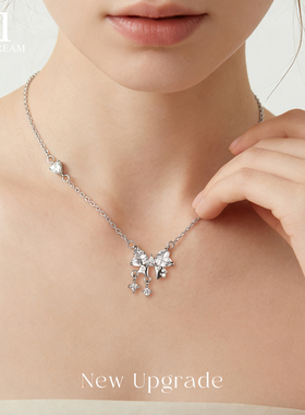 灵动蝴蝶结项链女2026新款