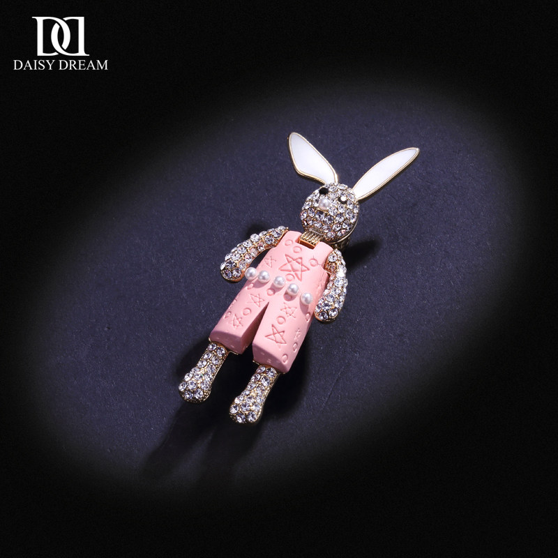 肖战小兔子日韩系精致女可爱别针扣 daisydream胸针