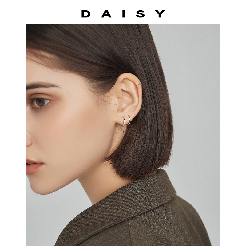 999纯银耳环女圈圈高级感ins耳钉 daisydream耳环