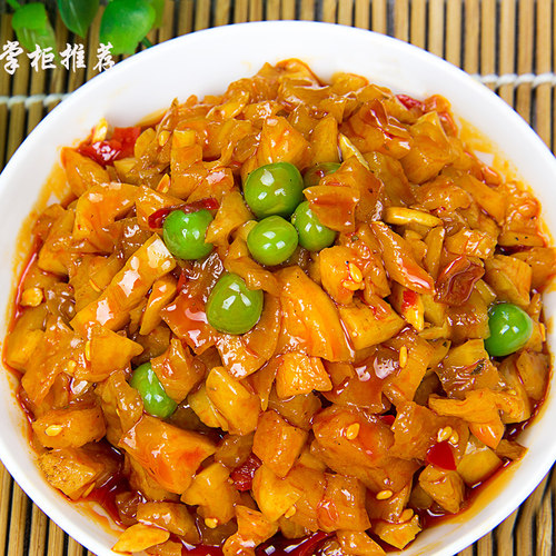 荆香五仁酱丁9斤香辣酱菜腌制红油萝卜丁咸菜下饭开胃菜餐饮实用 - 图2