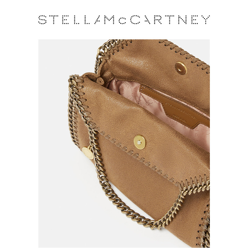 [新年礼物]Stella McCartney秋季山核桃棕色女士托特包,淘宝优惠券,粉丝福利购,淘宝优惠卷