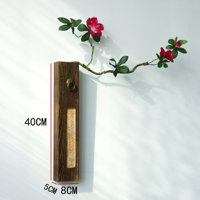 禅意花瓶插花仿真樱花藤条枝客厅假花摆设装饰碎花干枝茶室摆件 虎窝淘