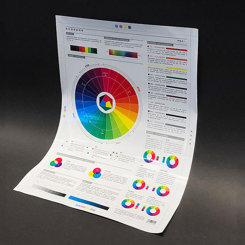 现货 色彩使用参照表 色彩构成搭配配色设计原理参照表 印刷色彩对照参考资料 - 图0