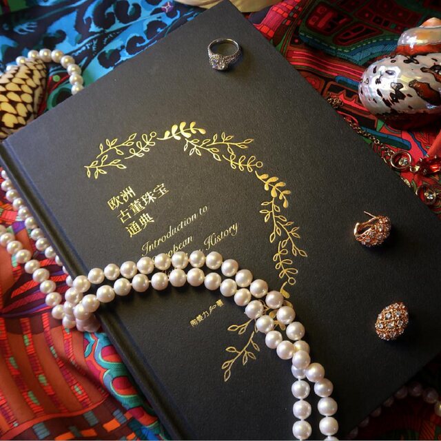 European antique jewelry collection book