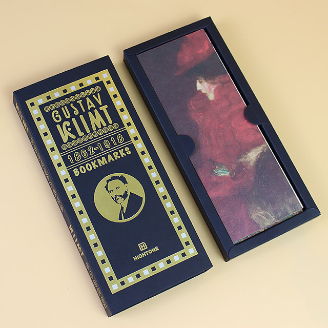 Klimt painting bookmarks 50 pieces gift box