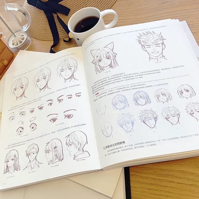 Deconstructing the human body, animation human body structure basis and drawing techniques, comic character painting, two-dimensional animation painting tutorial book, character hand-drawing techniques, human body structure, dynamic characters