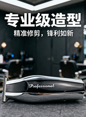 专业油头推剪剃光头雕刻痕理发器