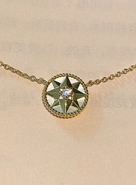 幸运星时髦的叠搭项链