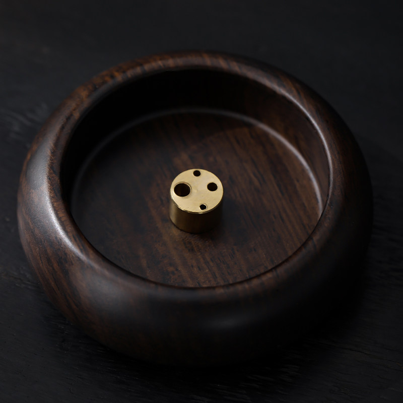 黑檀木多孔线香炉檀香香薰炉家用室内熏香花梨实木小香插香座香托,淘宝优惠券,粉丝福利购,淘宝优惠卷