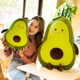 Avocado pillow plush toy cloth doll children's puppet small birthday gift girl doll doll fruit cushion cushion