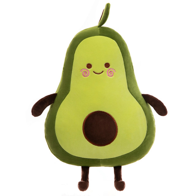 Avocado pillow plush toy cloth doll children's puppet small birthday gift girl doll doll fruit cushion cushion