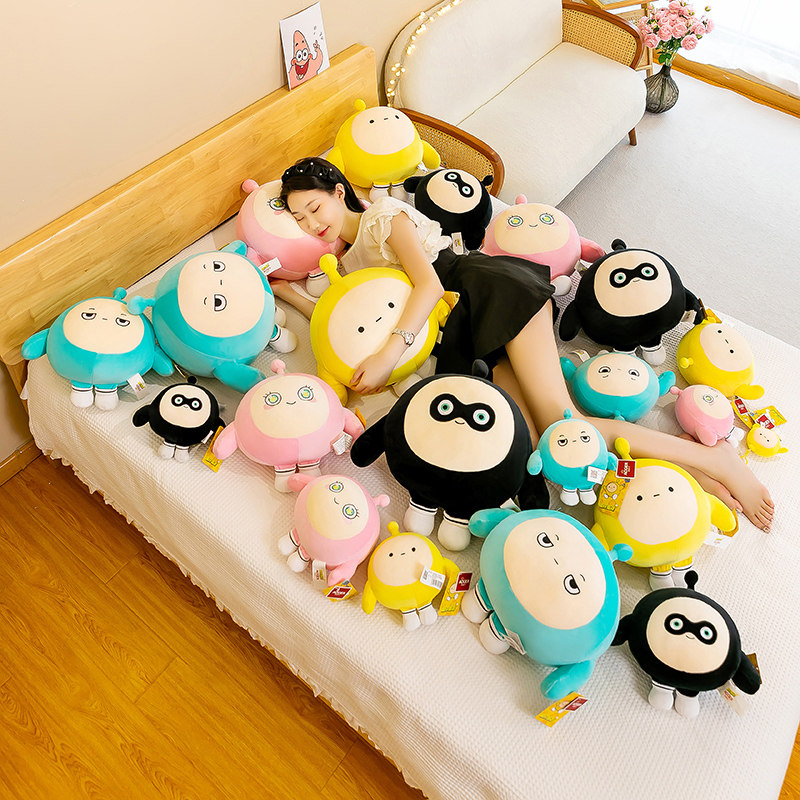 蛋仔派对公仔正版蛋仔派对公仔布玩偶娃娃睡觉抱枕儿童毛绒玩具男女孩周边摆件