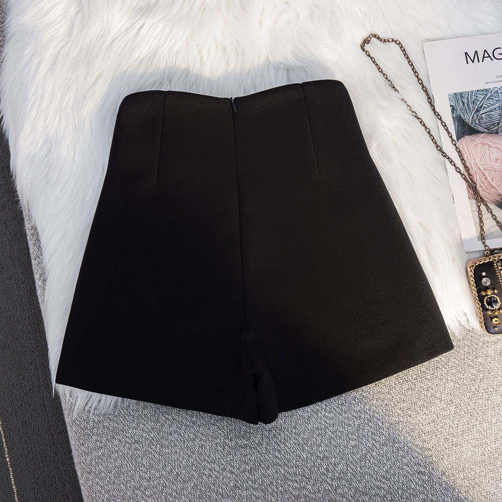 专柜复古毛呢西装短裤女外穿秋冬高腰显瘦a字靴裤休闲百搭阔腿裤,淘宝优惠券,粉丝福利购,淘宝优惠卷